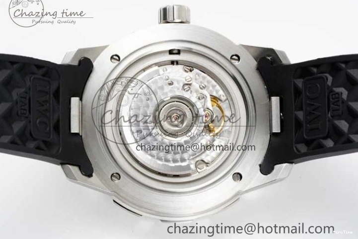 MIROTIME 0429 Aquatimer Automatic SS RSF 1:1 Best Edition White Orange Dial on Black Rubber Strap A Supportive 7069